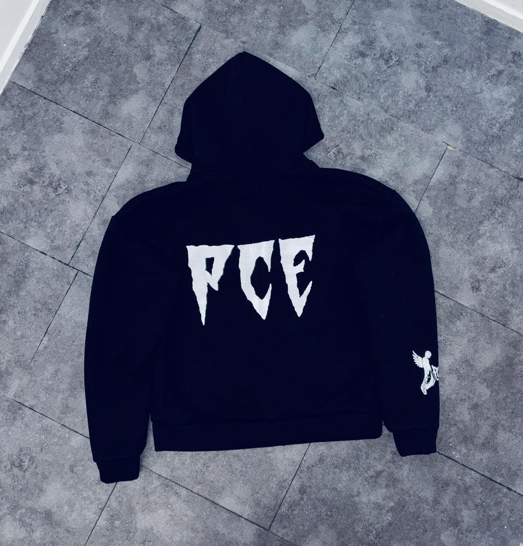 Zip up hoodie Skeleton Heart