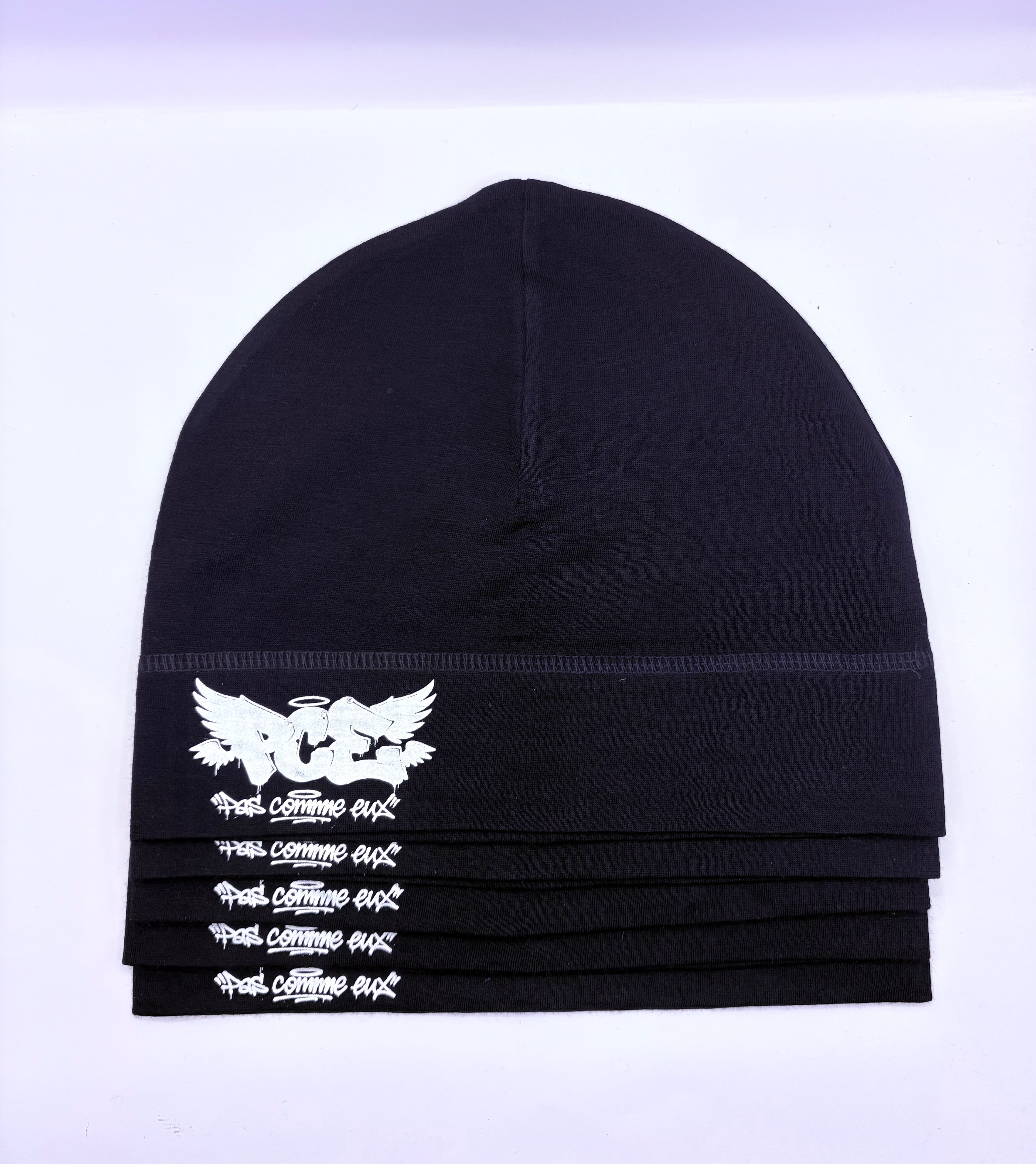 Bonnet petit logo angel PCE strass
